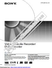 View RDR-VX530 pdf Operating Instructions