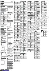 Ansicht RM-AX4000 pdf Voreingestellte Codeliste
