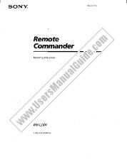 Ver RM-LJ301 pdf Manual de usuario principal