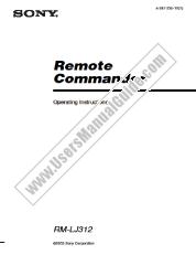 Visualizza RM-LJ312 pdf Manuale dell'utente principale
