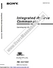 Ver RM-NX7000 pdf Instrucciones de operación