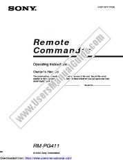 Vezi RM-PG411 pdf Manual de utilizare primar