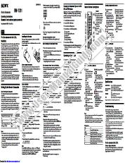 Ver RM-V201 pdf Instrucciones de funcionamiento (manual principal)