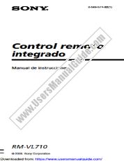 View RM-VL710 pdf Operating Instructions  (Spanish)