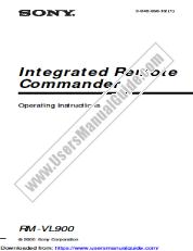 Ansicht RM-VL900 pdf Betriebsanleitung (primäres Handbuch)