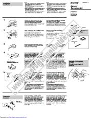 Ver RM-X4S pdf Instrucciones de instalación