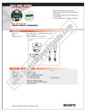 Voir RM-XM10B pdf Guide des produits