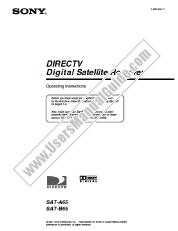 Ver SAT-A65 pdf Instrucciones de funcionamiento (manual principal)