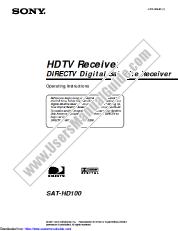 Ver SAT-HD100 pdf Instrucciones de funcionamiento (manual principal)