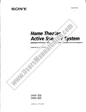 Visualizza SA-VA500 pdf Manuale dell'utente principale