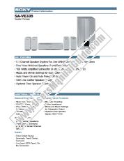Ver SA-VE335 pdf Especificaciones de comercialización