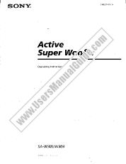 Visualizza SA-W303 pdf Manuale dell'utente principale