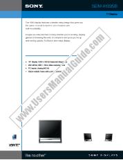Visualizza SDM-HS95B pdf Specifiche di marketing