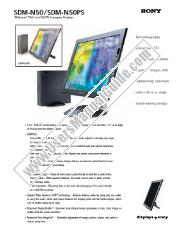View SDM-N50PS pdf Marketing Specifications