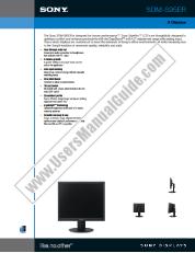 Ver SDM-S95ERB pdf Especificaciones de comercialización