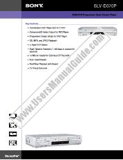 Vezi SLV-D370P pdf Specificațiile de marketing