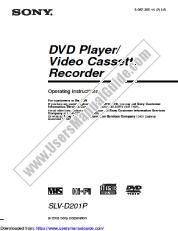 Ver SLV-D201P pdf Instrucciones de funcionamiento (manual principal)