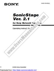 View NW-E99 pdf SonicStage v2.1 Instructions