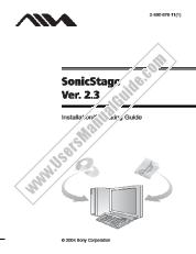 View VGF-AP1L pdf SonicStage v2.3 Operating Guide