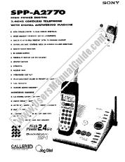 Ver SPP-A2770 pdf Especificaciones de comercialización
