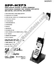 View SPP-H273 pdf Marketing Specifications