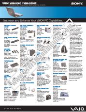 View VGN-S360P pdf Accessories: Spring 2005 S-series