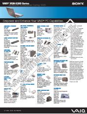 View VGN-S380 pdf Accessories: Spring 2005 VGNS380-series
