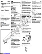 Ver SRF-HM01V pdf Manual de usuario principal
