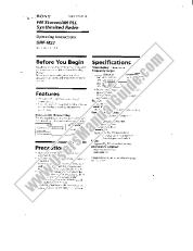 Vezi SRF-M32 pdf Instrucțiuni de operare (manual primar)