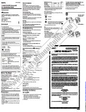 Voir SRF-M37V pdf Mode d'emploi (manuel primaire)