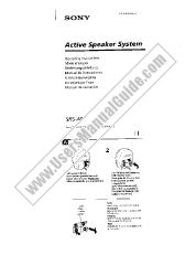 Ver SRS-A5 pdf Manual de usuario principal