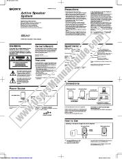 Ver SRS-A57 pdf Manual de usuario principal