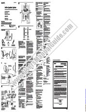 Visualizza SRS-D511 pdf Istruzioni per l'uso (inglese/spagnolo/francese)