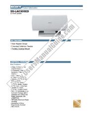 View SS-LAC305ED pdf Specifications with Key Features
