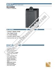 Vezi SS-X30ED pdf Specificațiile de marketing