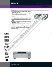 Ver STR-DA3100ES pdf Especificaciones de comercialización
