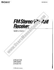 View STR-AV910 pdf Primary User Manual