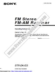Vezi STR-DA1ES pdf Manual de utilizare primar