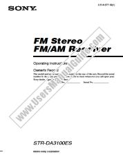 Ver STR-DA3100ES pdf Instrucciones de operación