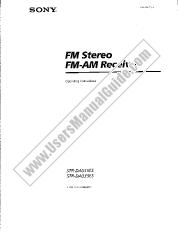 View STR-DA333ES pdf Primary User Manual
