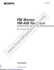 Voir STR-DA80ES pdf Manual de instrucciones