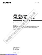 Ver STR-DE475 pdf Manual de usuario principal