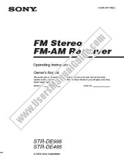 Ver STR-DE495 pdf Instrucciones de operación