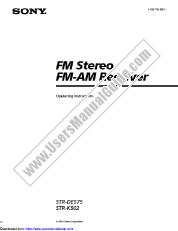 View STR-K502 pdf Operating Instructions (STR-DE575 & STR-K502 Receiver)