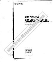View STR-DE935 pdf Primary User Manual