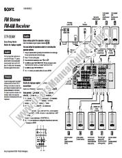 Ver STR-DE998 pdf Guía de configuración fácil