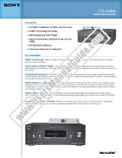 Ver STR-DG800 pdf Especificaciones de comercialización