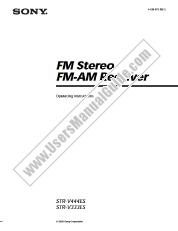 Vezi STR-V444ES pdf Manual de utilizare primar