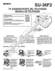 View KV-36FV300 pdf SU36F2 Stand Instructions