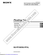 View KDE-42XS955 pdf Instructions for Floating Stand (SU-PF3M/SU-PF3L)
